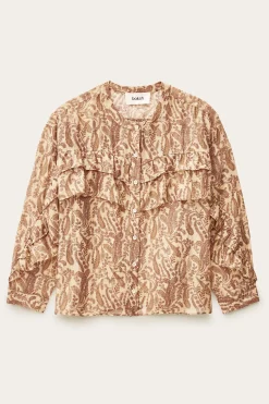 TUNELLA camisa clásica con volantes