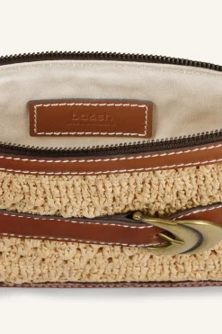 YOUYOU bolso de mano de rafia trenzada