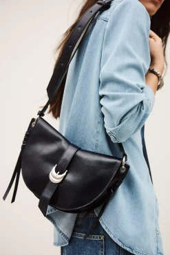 YOUYOU bolso saddle de cuero