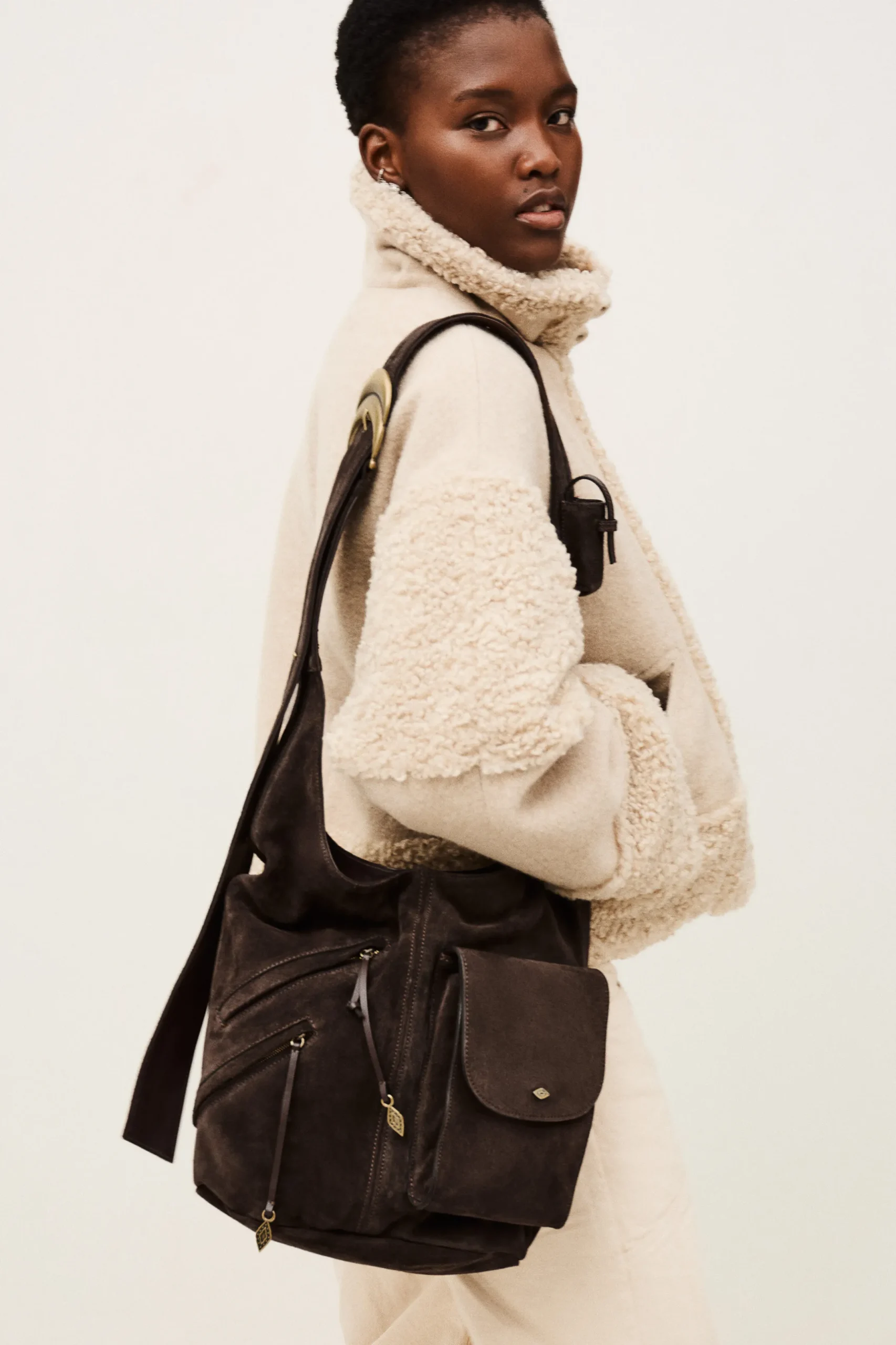 YOUYOU bolso tipo saco con múltiples bolsillos