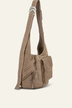 YOUYOU bolso tipo saco de ante