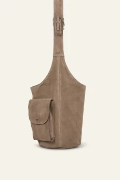 YOUYOU bolso tipo saco de ante
